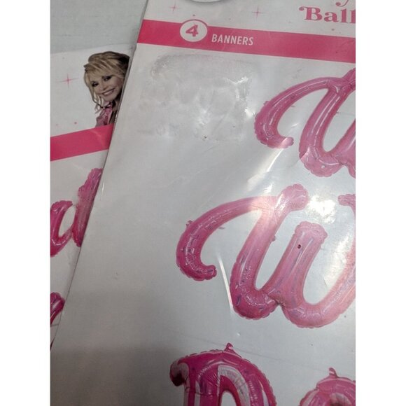 Dolly Parton What Would Dolly Do Air Filled Banner Lot 4 - 4 ballons per pack - Picture 6 of 9